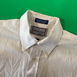 Madison Avenue Mens Short Sleeve Button Up‎ Shirt - Size 16.5, Casual